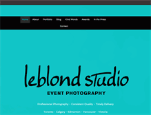 Tablet Screenshot of leblondstudio.com